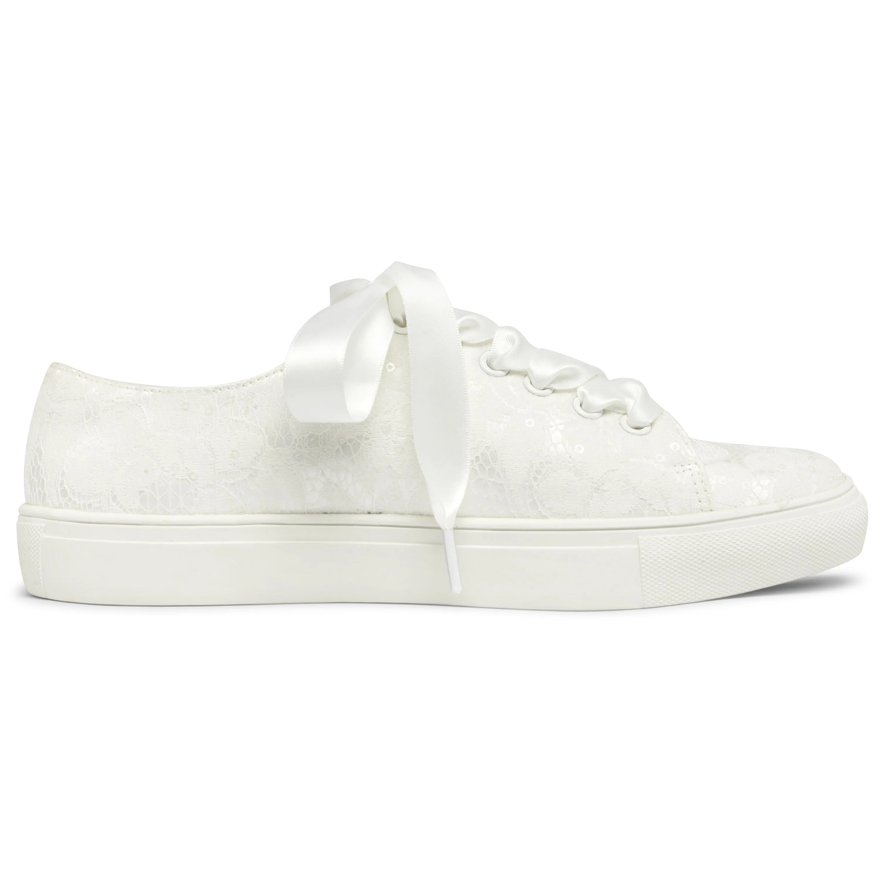 8831Z Wedding Shoes Bridal Sneakers Flats Bride Tennis Shoes Lace Sneakers