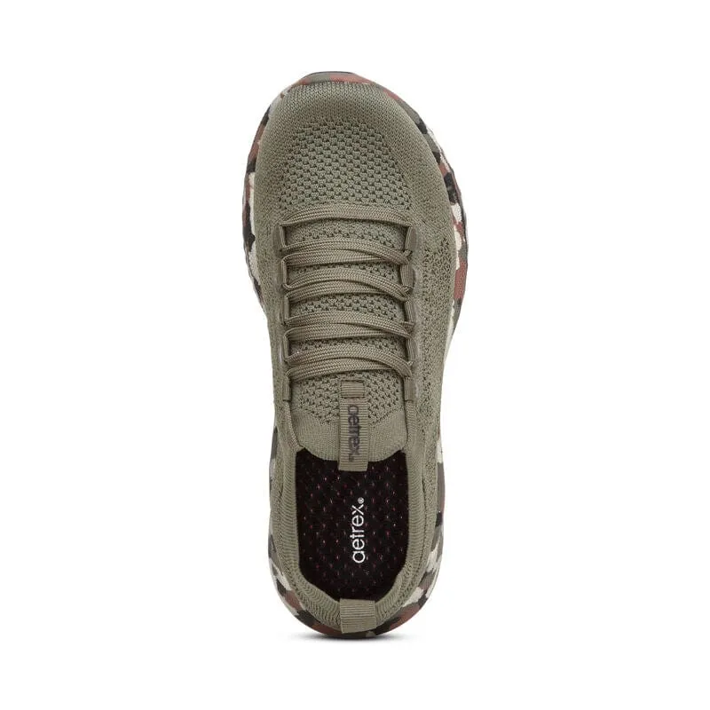 Aetrex Women's Carly Sneakers- Olive