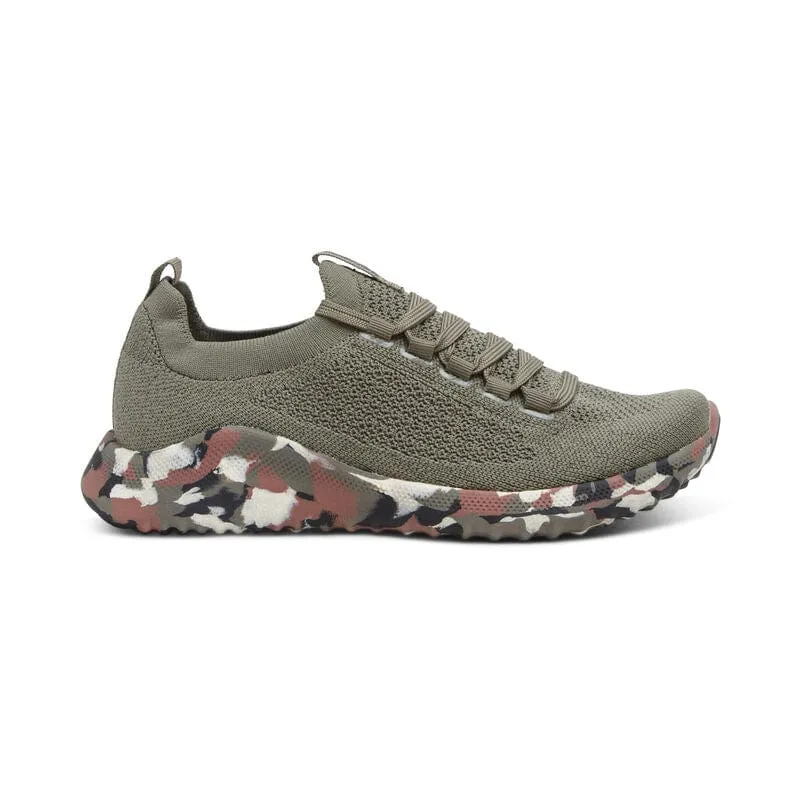 Aetrex Women's Carly Sneakers- Olive