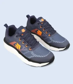 BM6721-NAVY/ORANG-Men Sneakers
