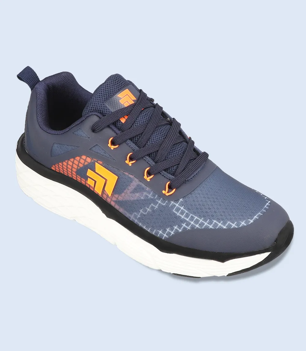 BM6721-NAVY/ORANG-Men Sneakers