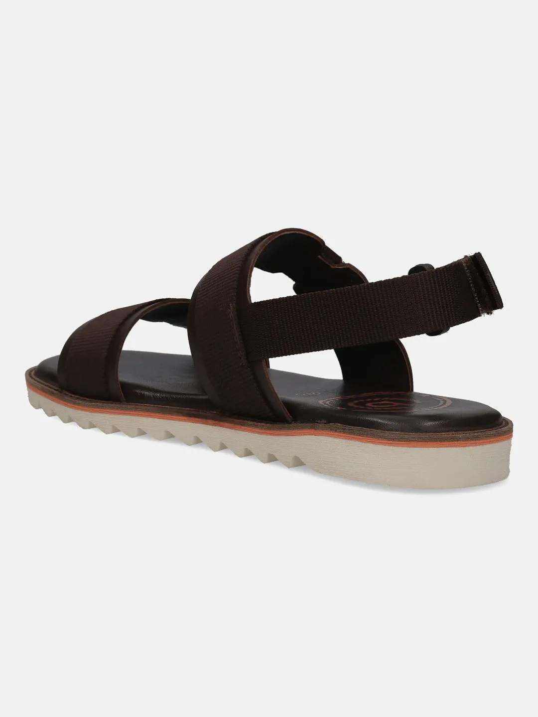 bugatti Dark Brown Back Strap Sandals