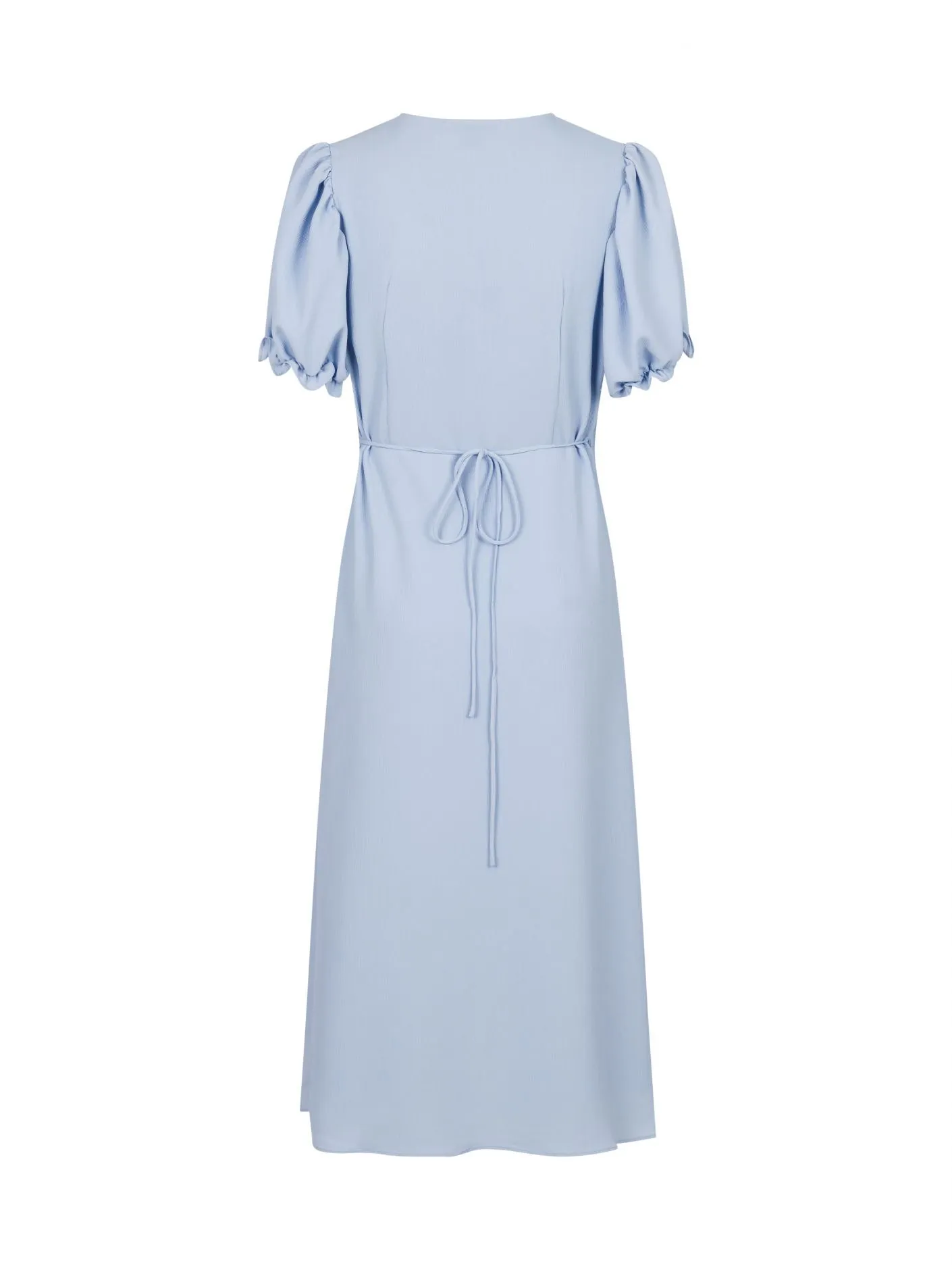 Carli Mini Crepe Dress - Light Blue