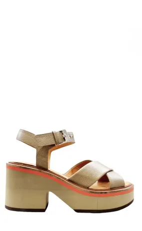 Charline Nude Platform Sandals
