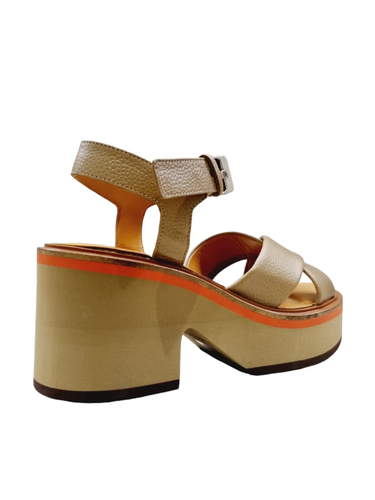 Charline Nude Platform Sandals