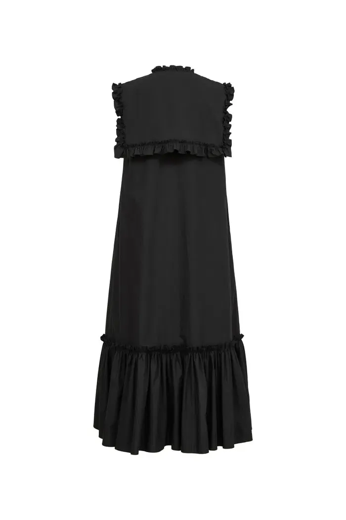 Corrine Detachable Collar Dress in Cotton