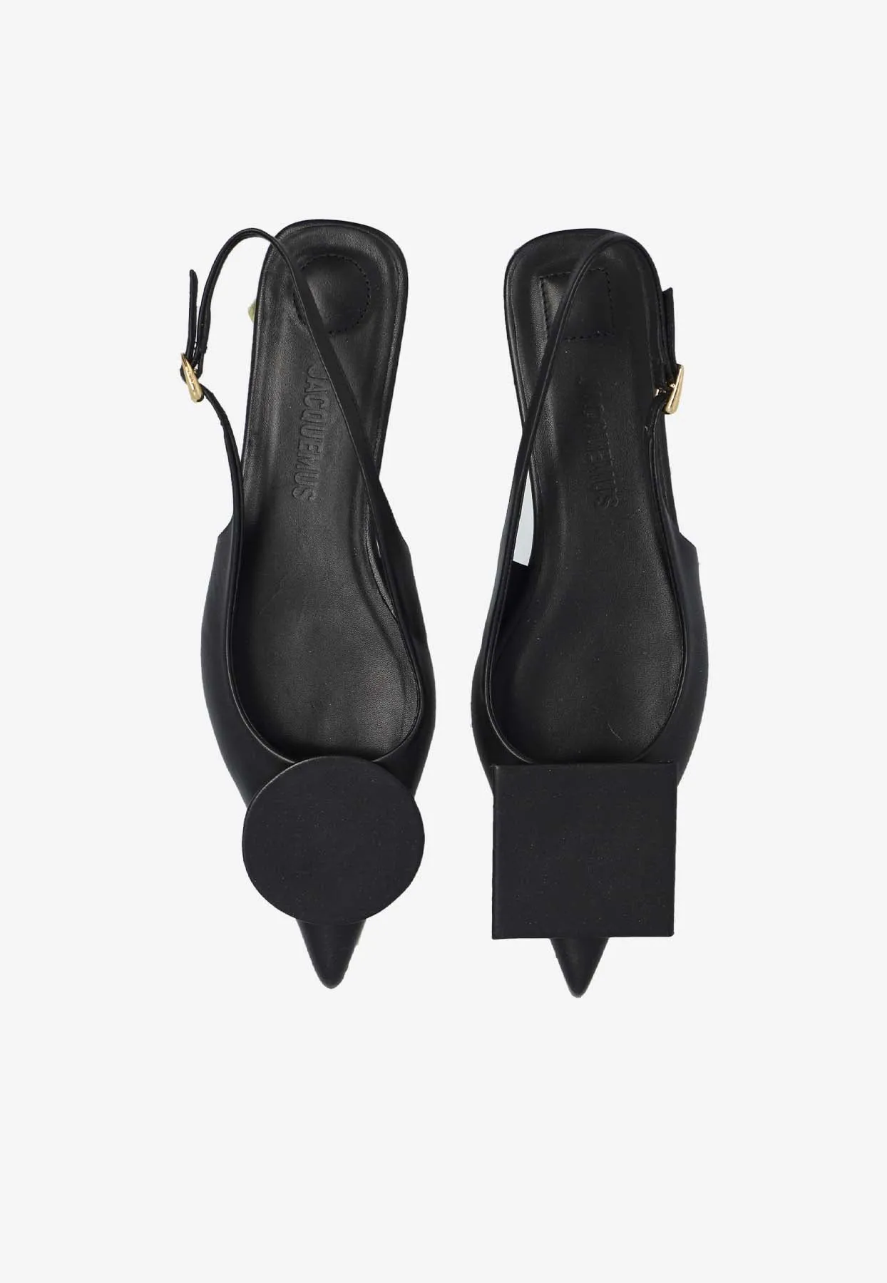 Duelo Slingback Leather Flats