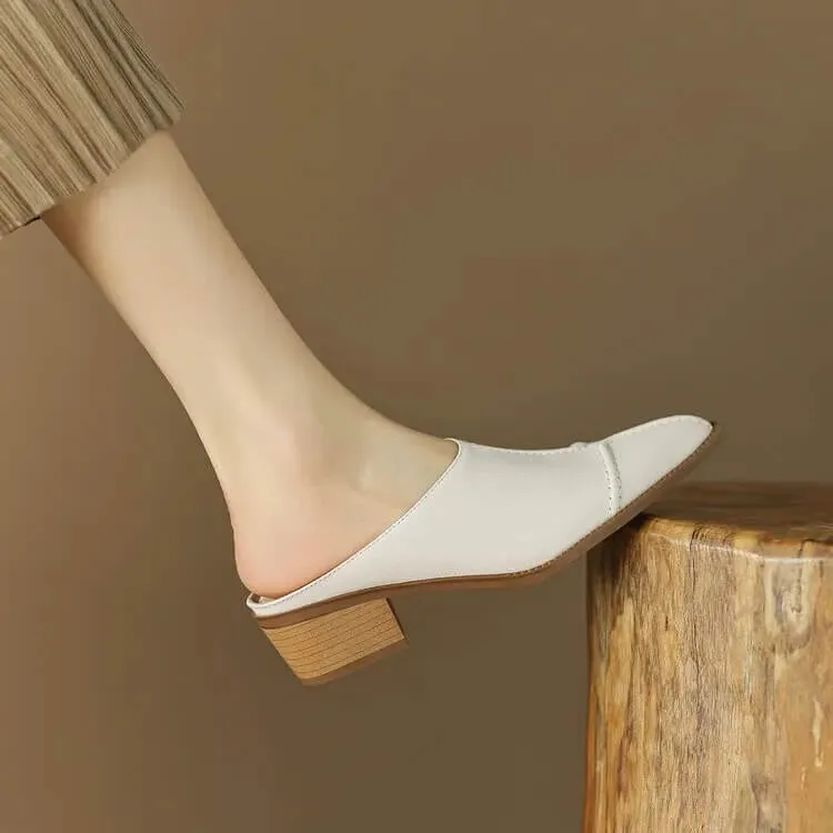 Ella Pointed Toe Mule