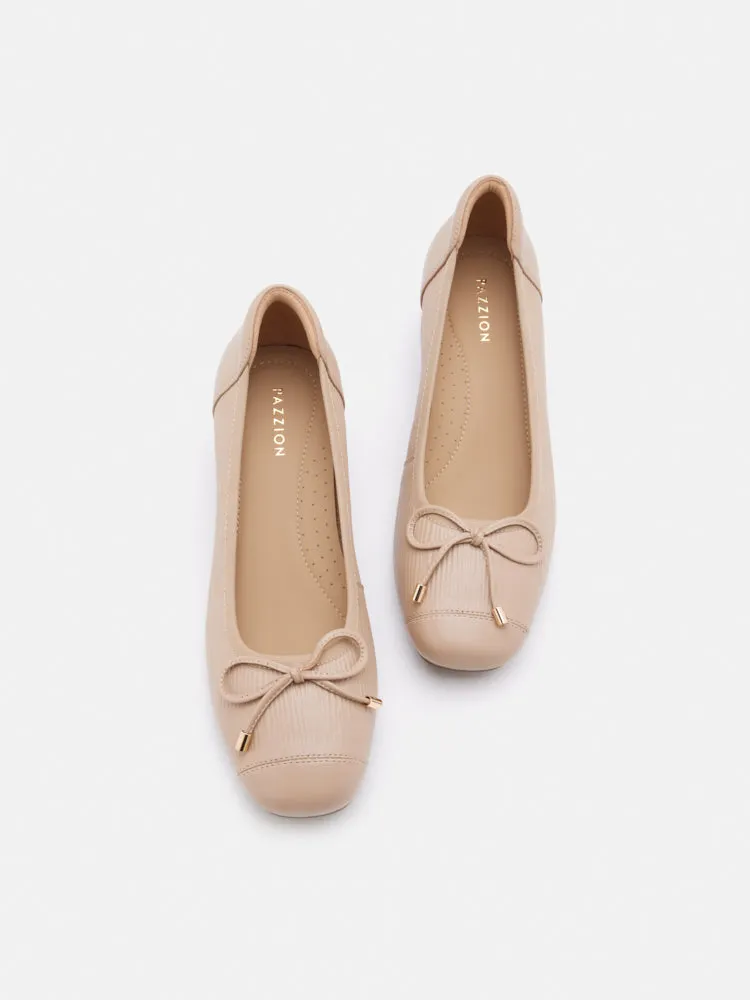 Fiona Bow Low Block Heels