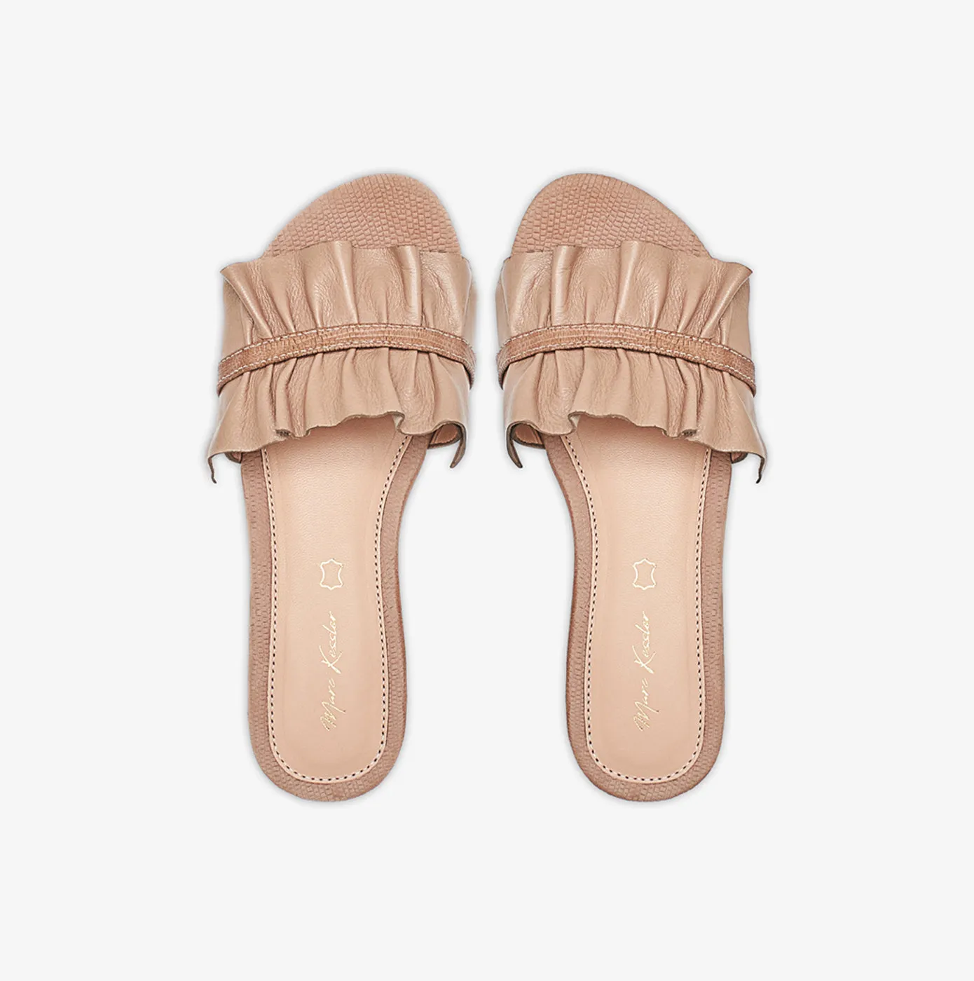 Fringed Ladies Leather Chappal