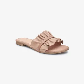 Fringed Ladies Leather Chappal