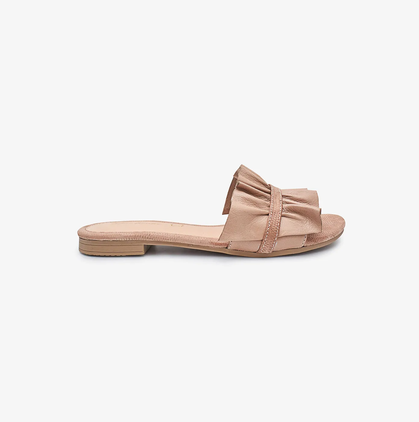 Fringed Ladies Leather Chappal