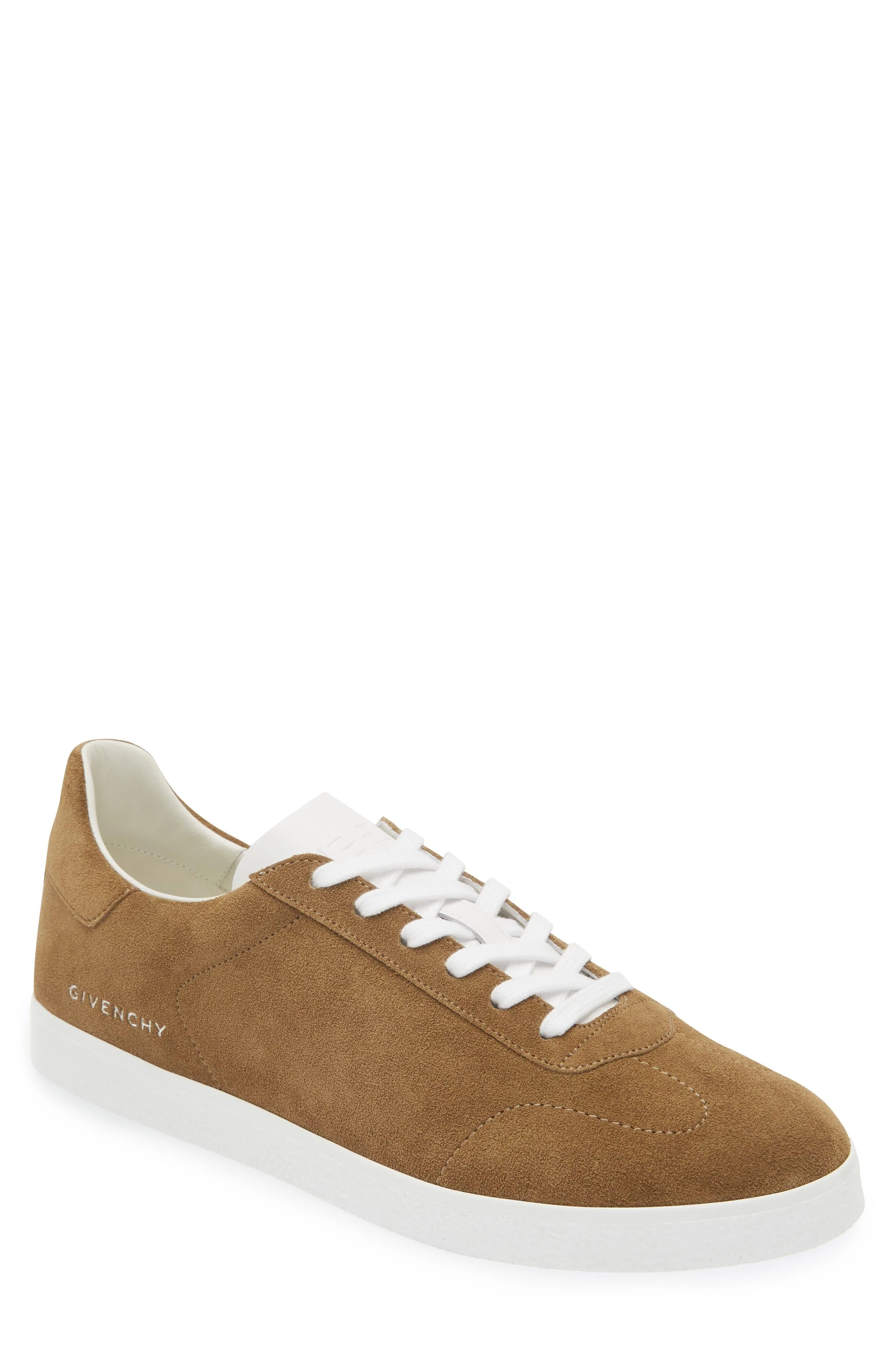 Givenchy Town Sneakers In Suede Light Brown