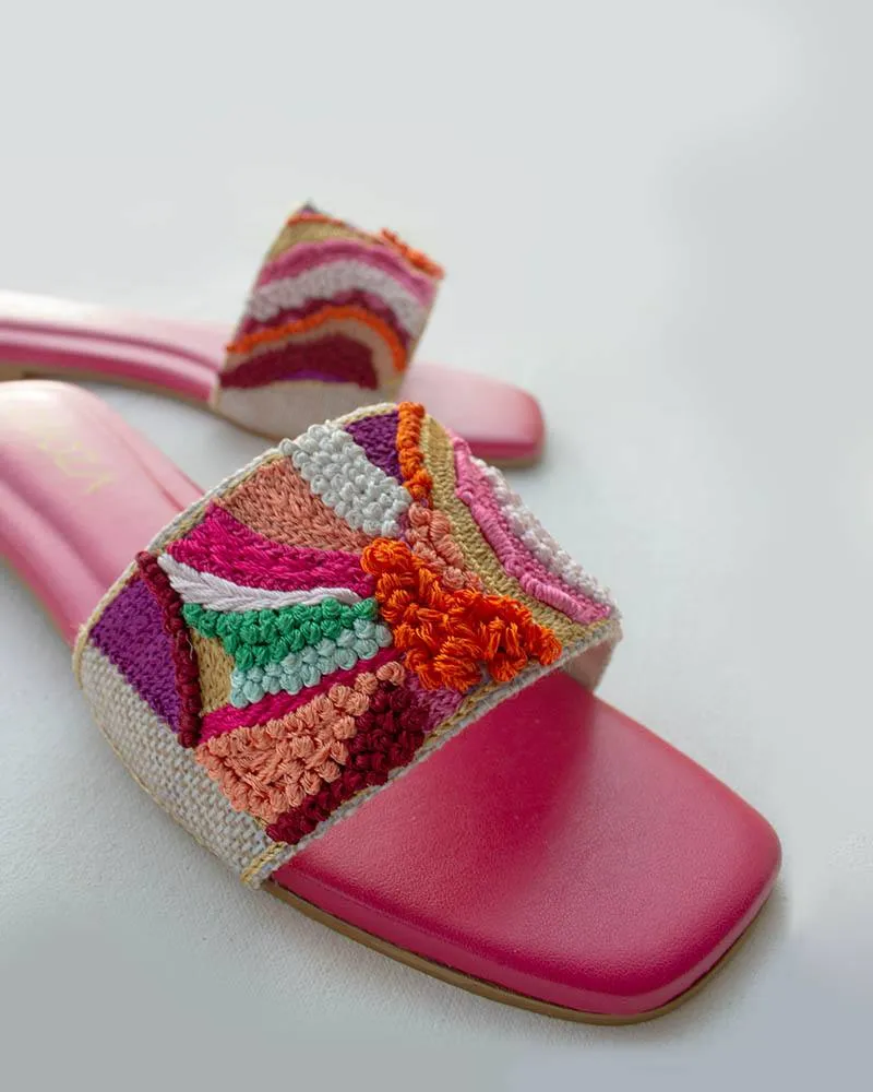 Hand Embroidered Flats