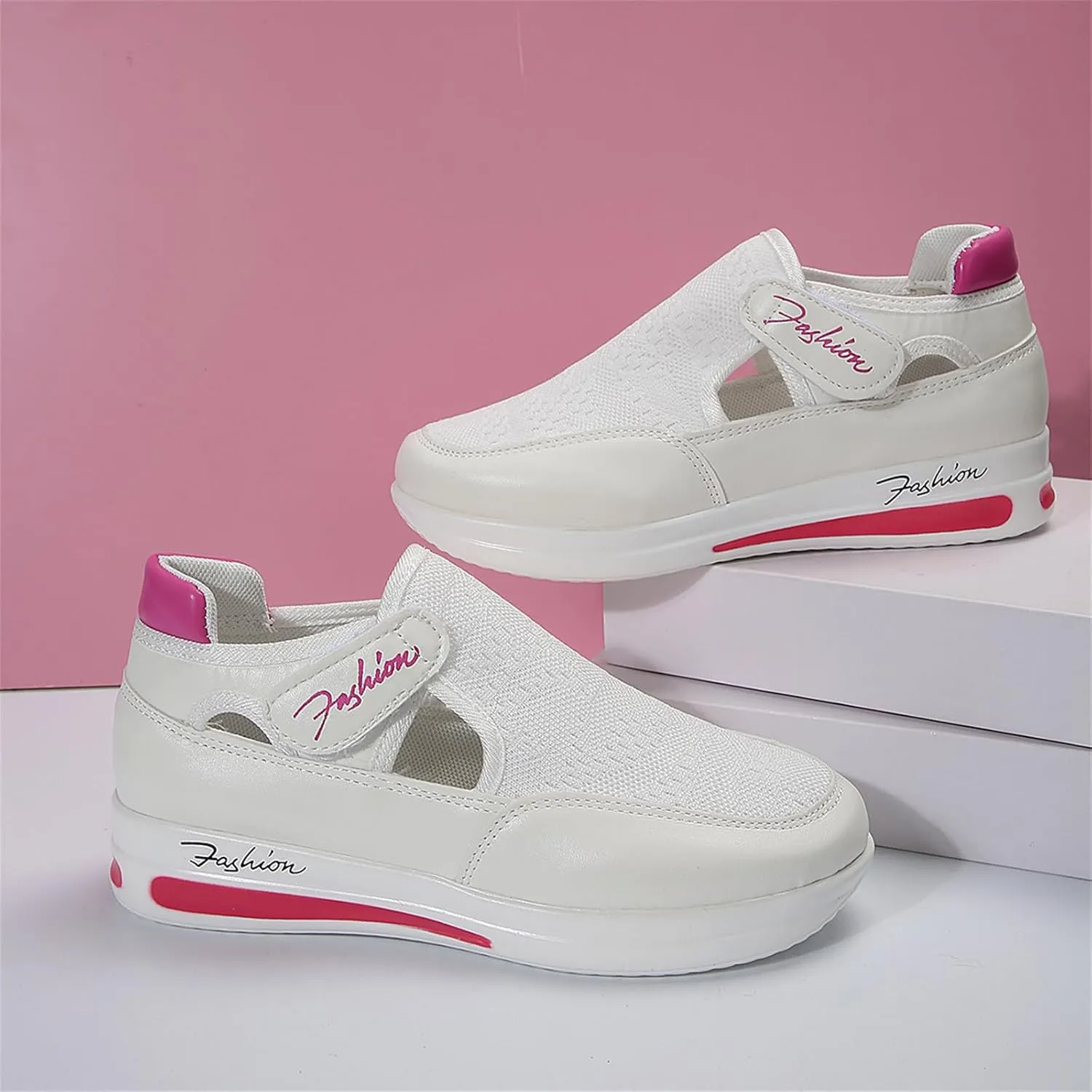 Lausiuoe Sneakers For Women Slip On Fashion Canvas Shoes Lightweight Non-Slip Classic Casual Comfortable Walking Flat Loafers