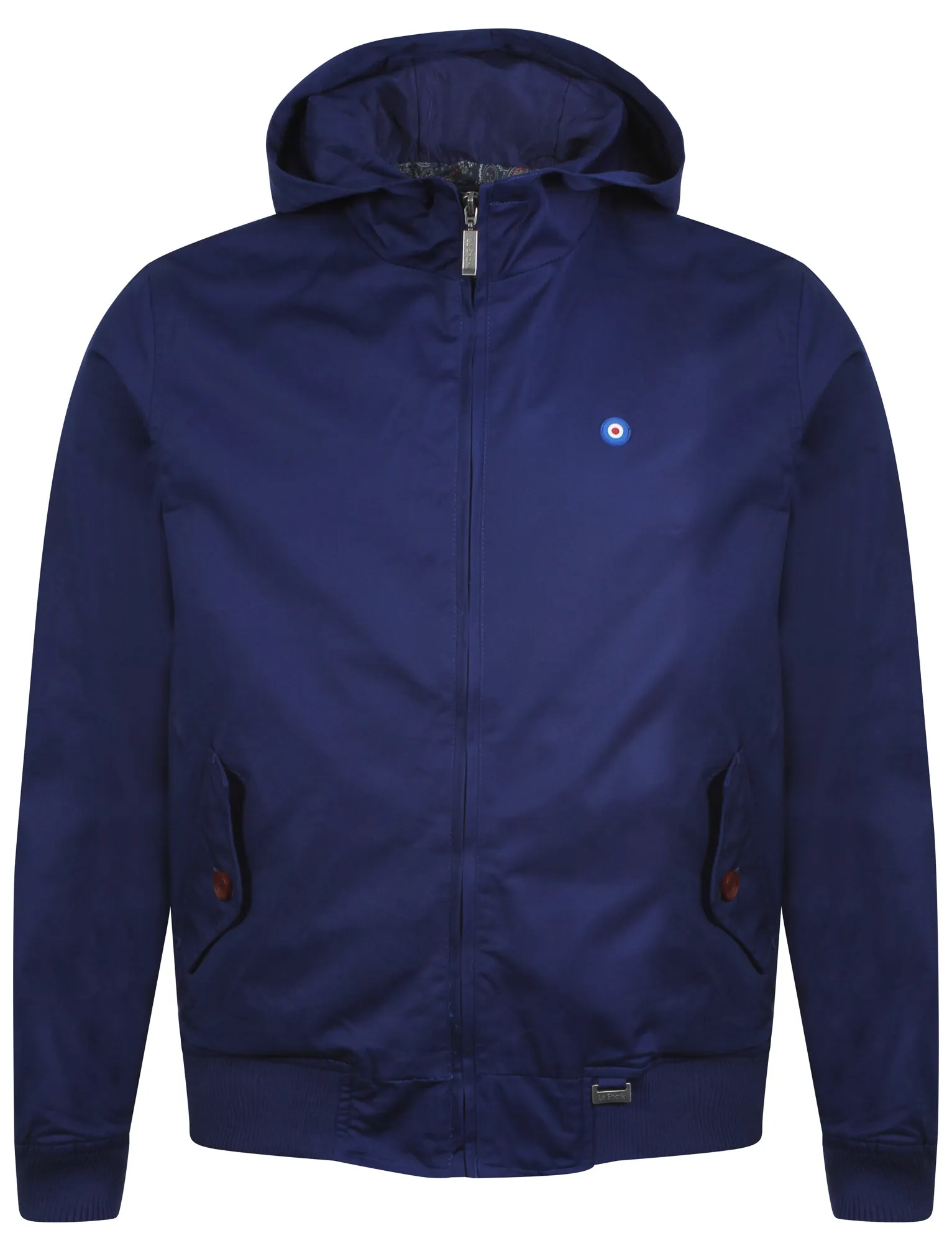 Le Shark Azow blue hooded jacket