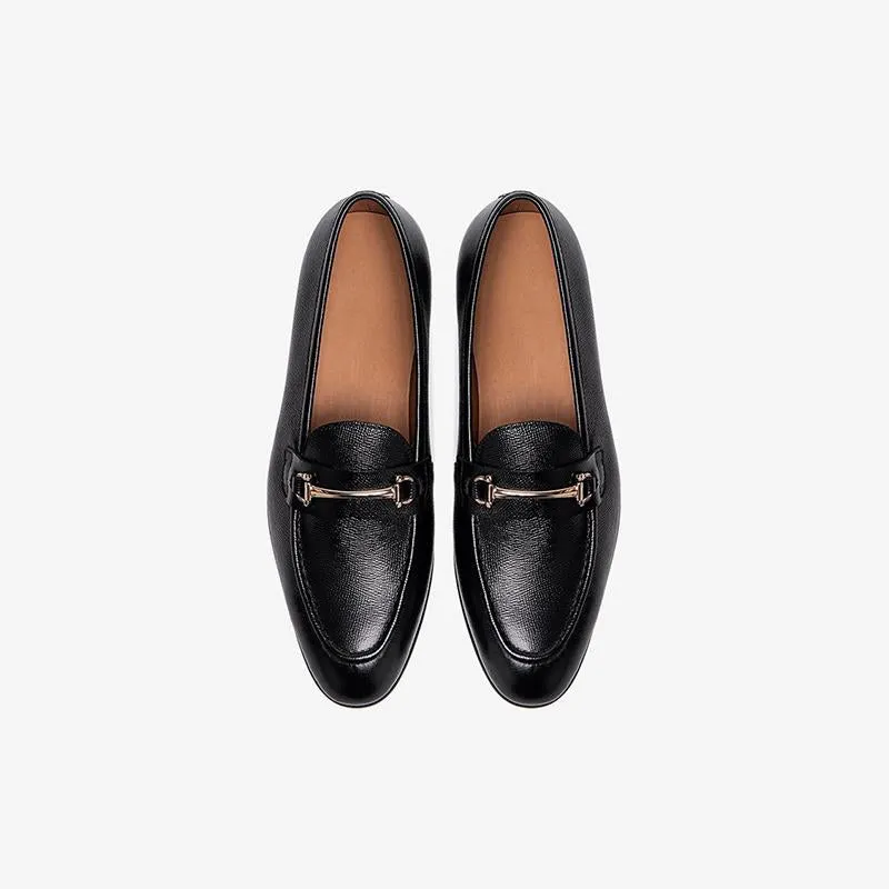 Loafers with Gleaming Hardware