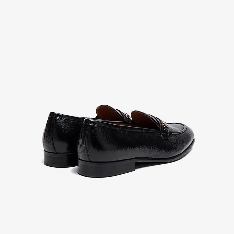Loafers with Gleaming Hardware