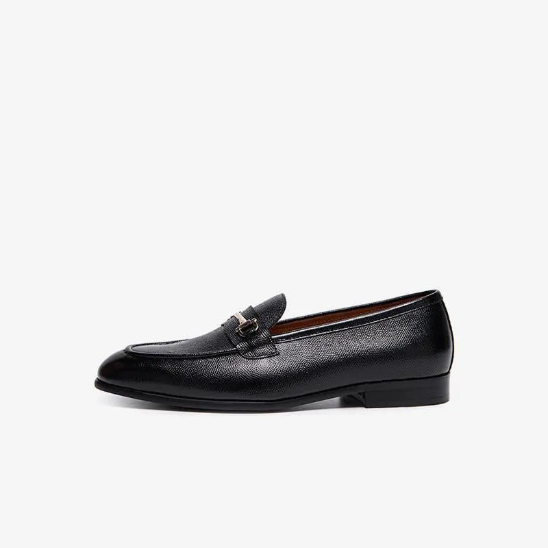 Loafers with Gleaming Hardware