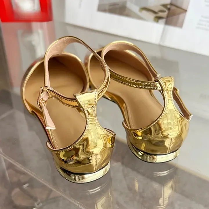 Maija Pointed Toe Mary Janes Flats