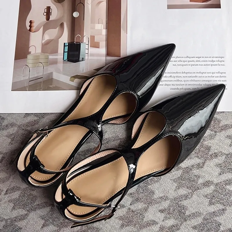 Maija Pointed Toe Mary Janes Flats