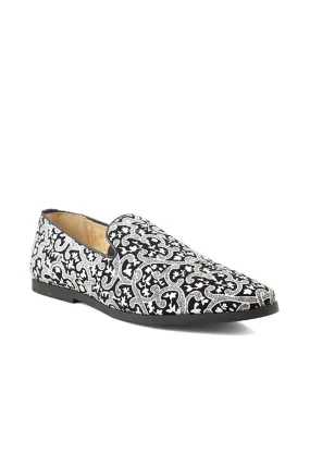 Men Casual Shoe/Moccs M38062-Silver