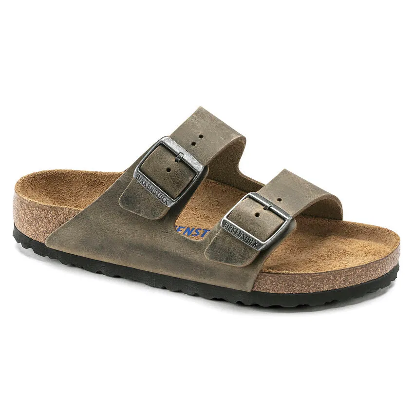 Men's Arizona Soft FootBed Oiled Leather Sandals
