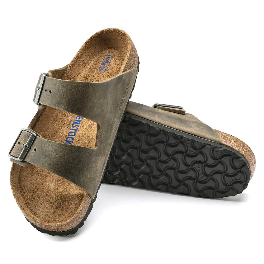 Men's Arizona Soft FootBed Oiled Leather Sandals