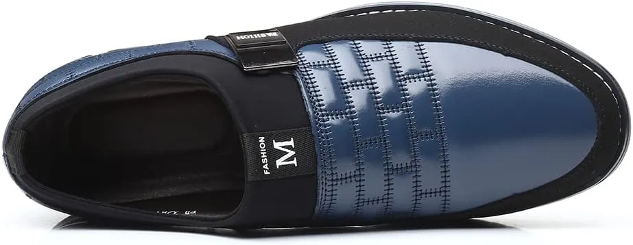 Men's Casual Fashion Loafers Classic Business Leather Loafers Comfortable Breathable Sneaker