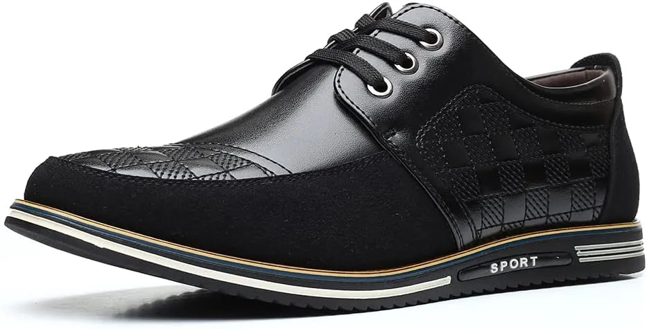 Men's Casual Fashion Loafers Classic Business Leather Loafers Comfortable Breathable Sneaker