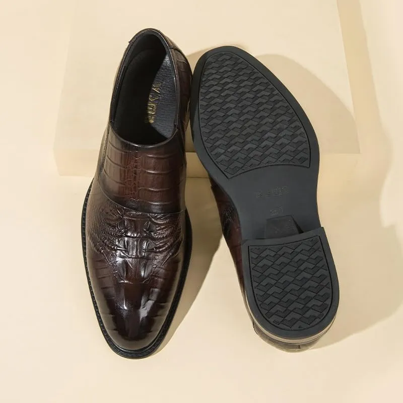 Men's Casual Slip-on Mule Loafer Classic Leather Business Dress Non-Slip Fashion Shoes for Summer Outdoor Driving & Walking