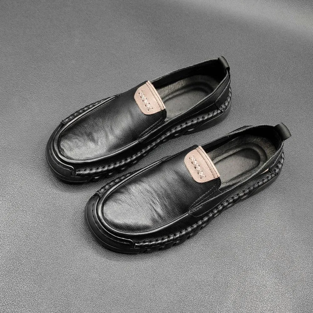 Men's Genuine Leather Slip-on Shoes