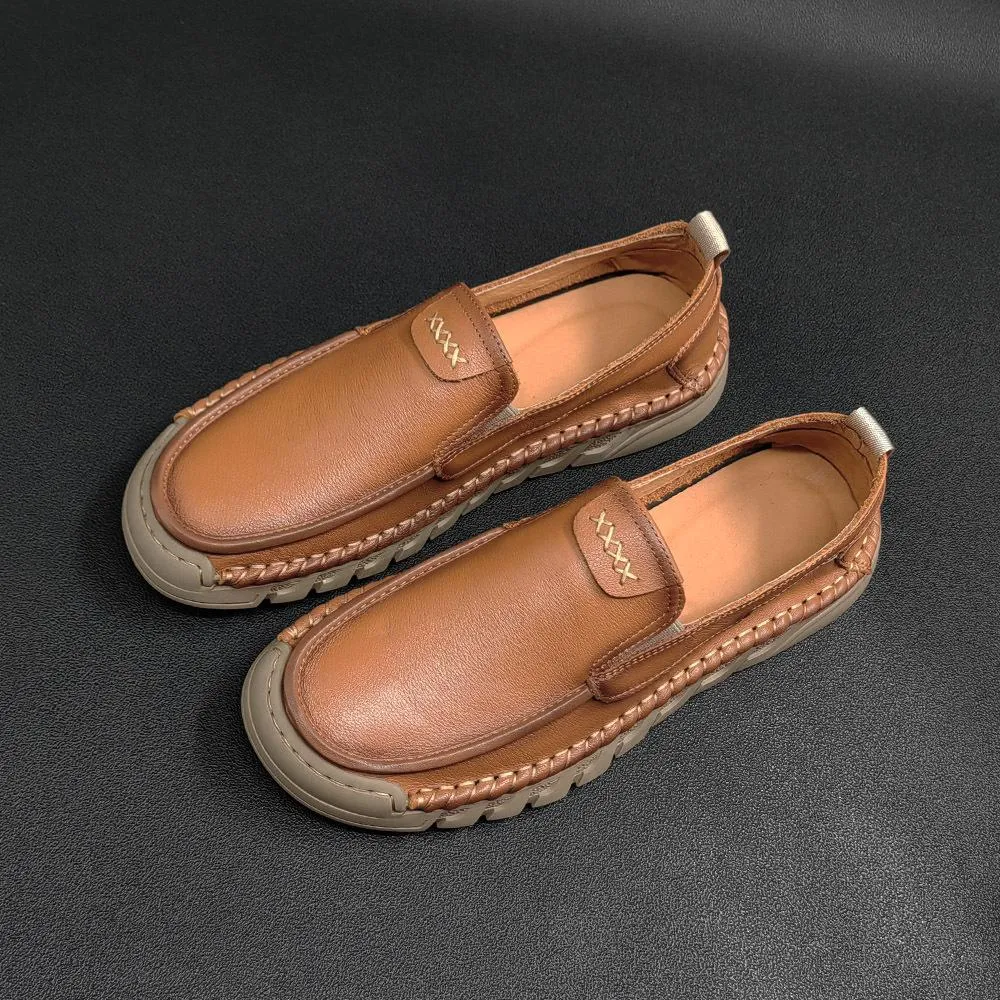 Men's Genuine Leather Slip-on Shoes