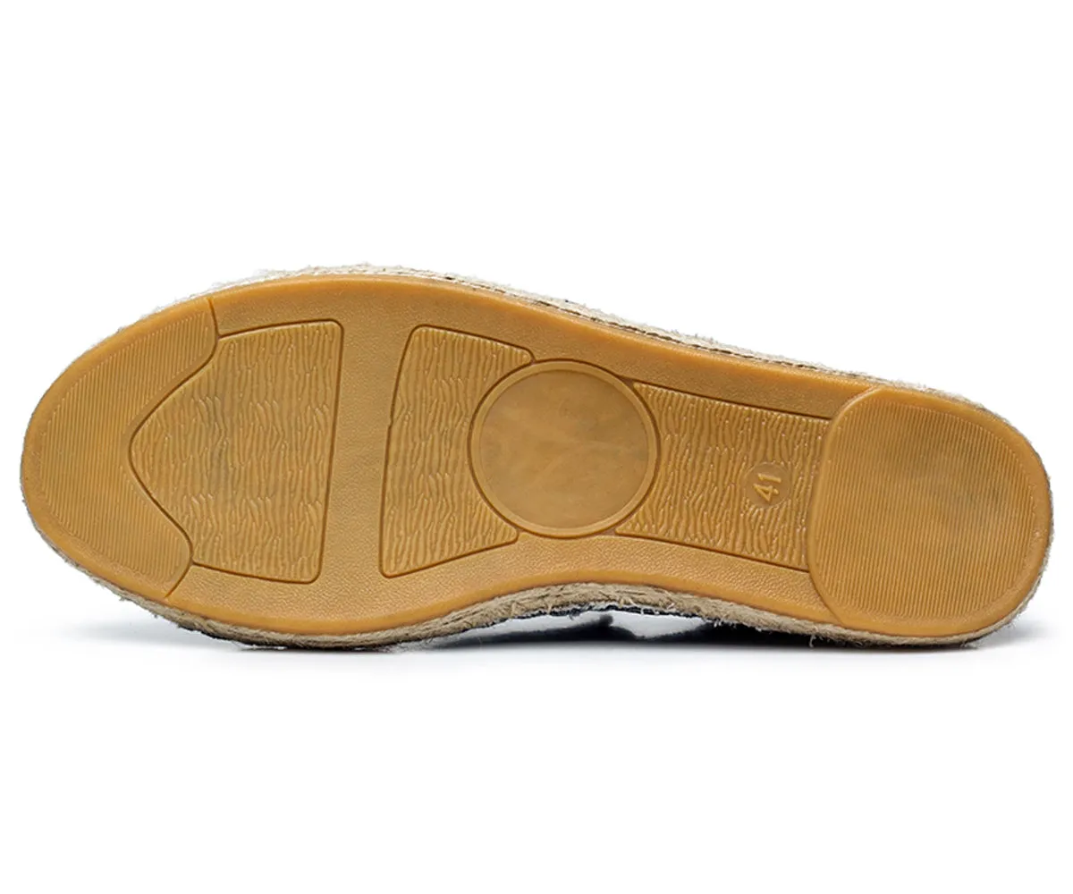 Men's Vintage Slip on Loafers Lightweight Casual Canvas Shoes | runandup