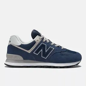 New Balance Men's 574 Classic Sneakers- Blue/White