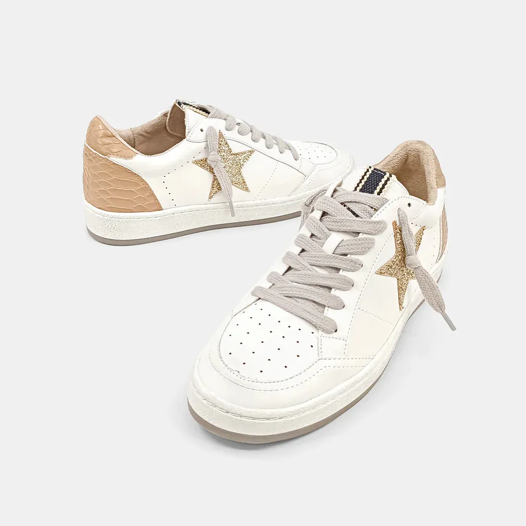 Paz Sneaker Gold Snake