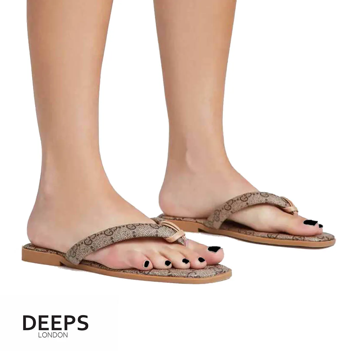RANT FLAT SLIP ON SLIDER SANDALS