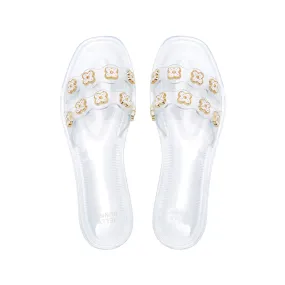 Sadiya Sandals White