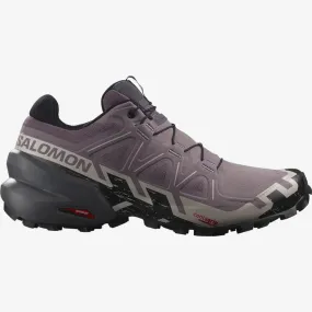Salomon Women's Speedcross 6 Trail Runners- Moonscape/ Black