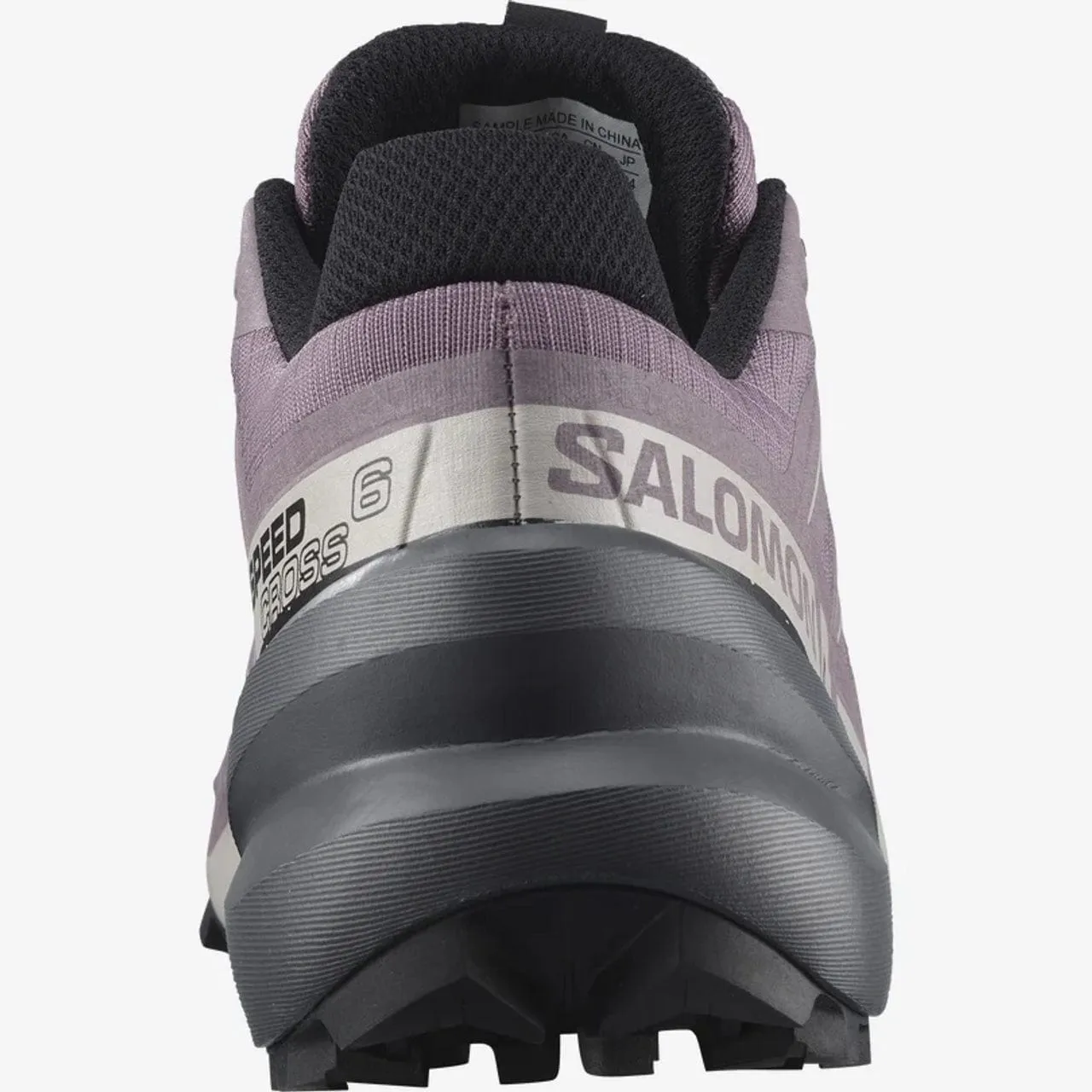 Salomon Women's Speedcross 6 Trail Runners- Moonscape/ Black