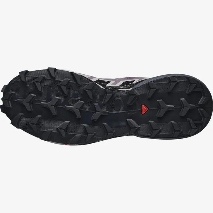 Salomon Women's Speedcross 6 Trail Runners- Moonscape/ Black