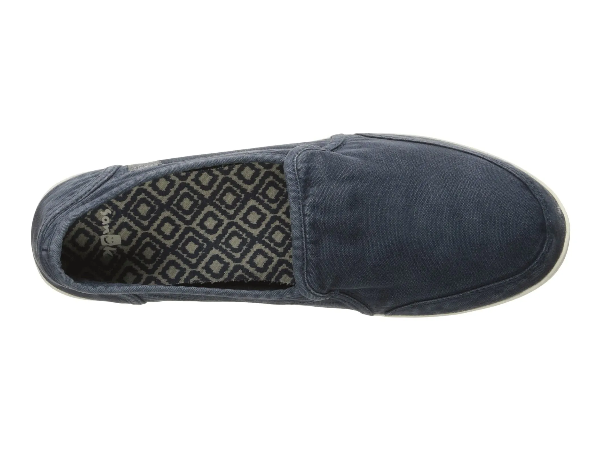 Sanuk PAIR O DICE Casual Canvas Slip On Loafers NAVY