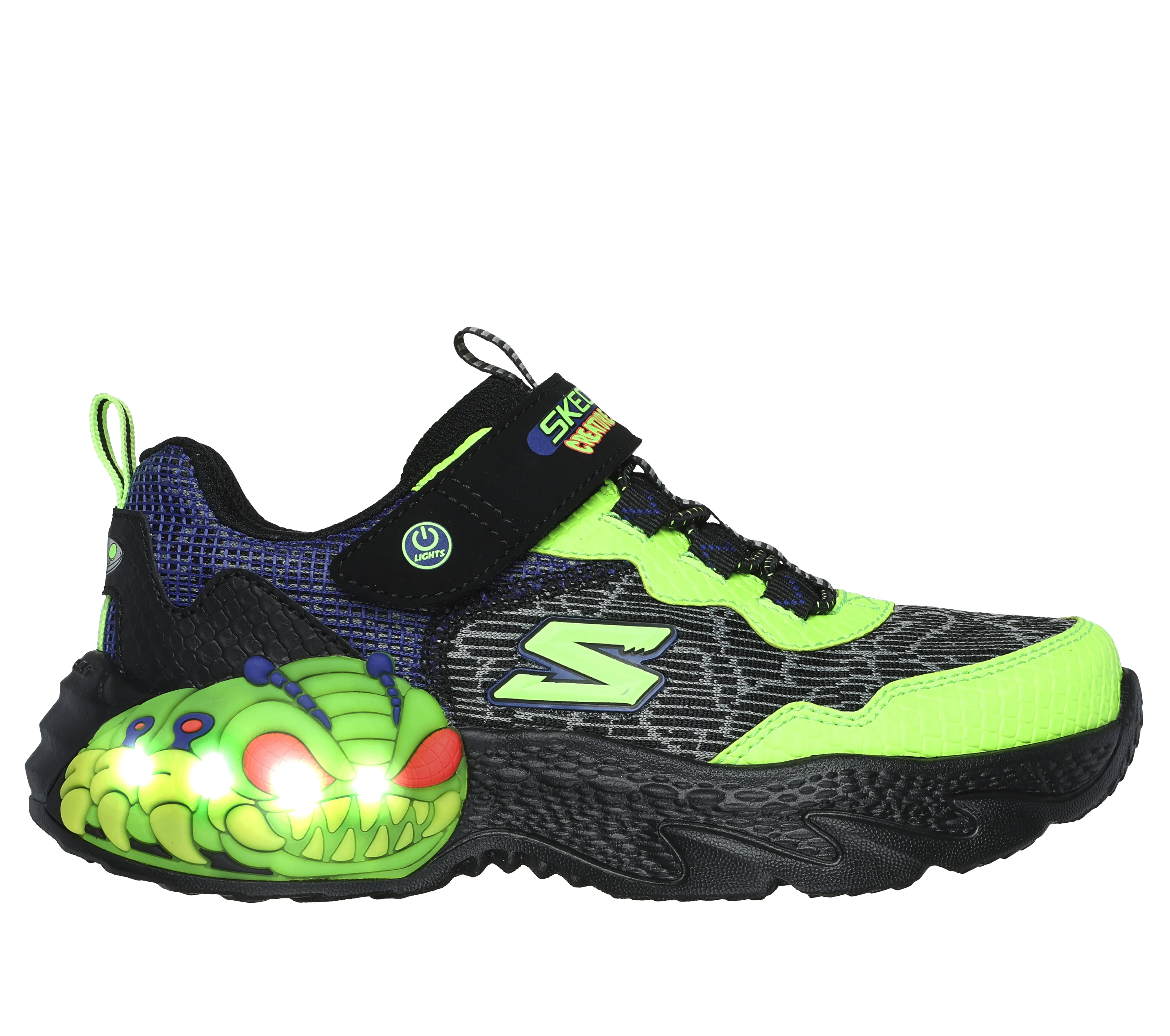 Skechers 400617L CREATURE-LIGHTS Black / Green