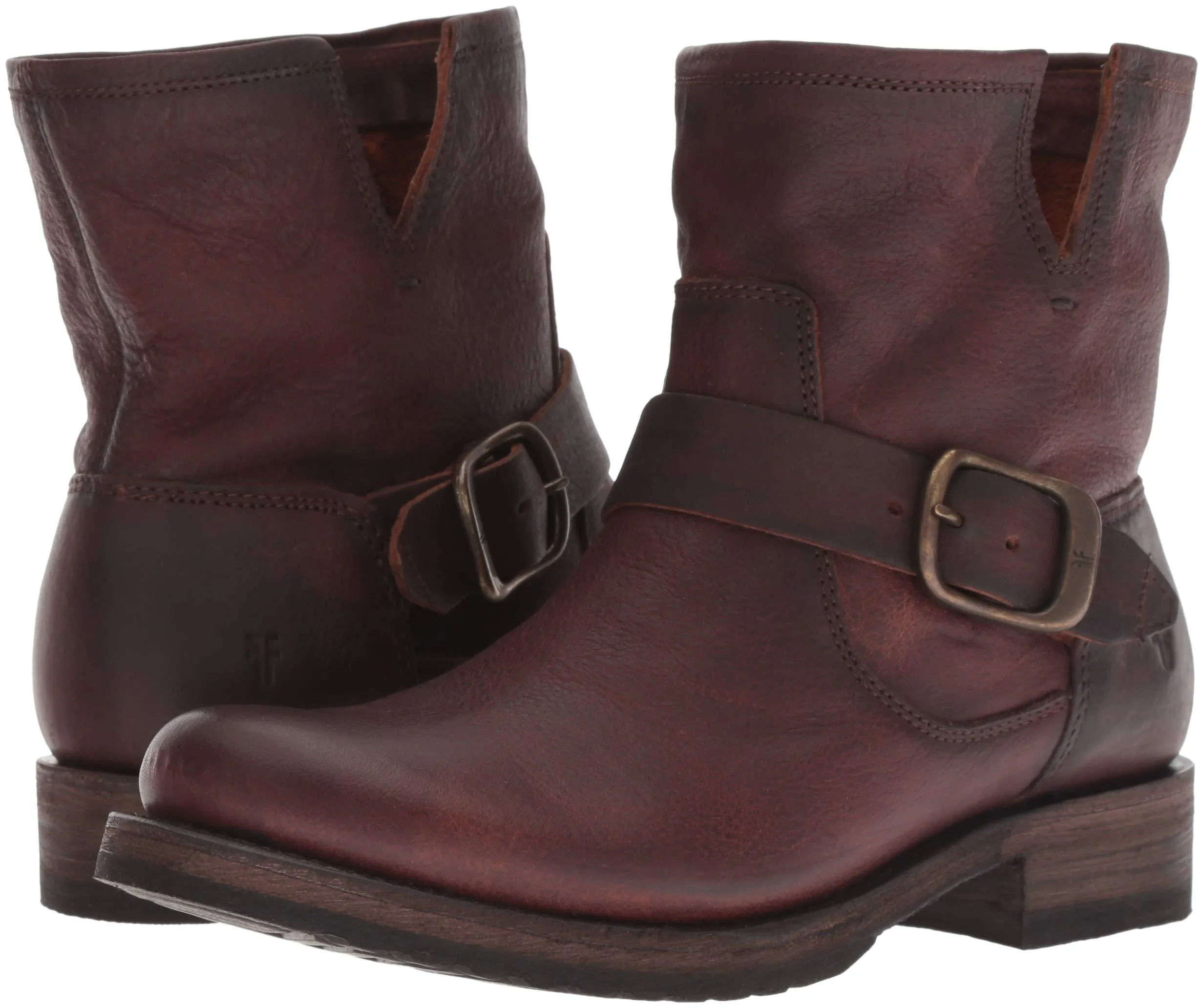 The Frye Company Womens Redwood Veronica Bootie Size 7.5 Oiled Leather Boots