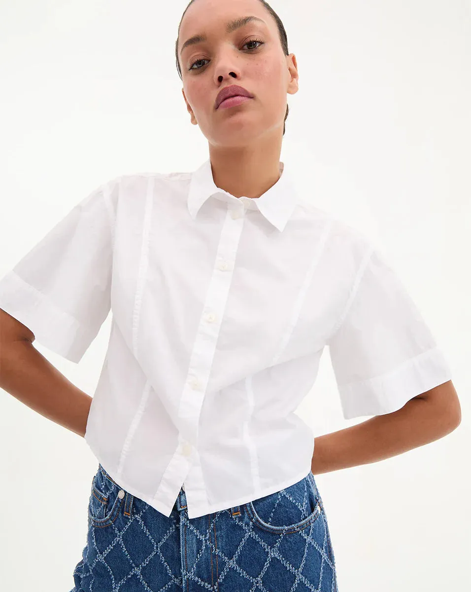 Veronica Beard Claire Shirt White