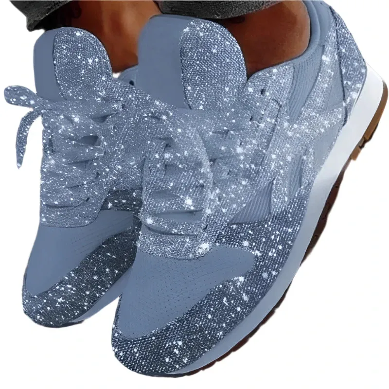 Women's Running Platform Sneakers - Thick Bottom, Casual Vulcanized Shoes, Orange, Sizes up to 43